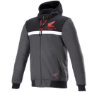 ALPINESTARS Honda Chrome Street Hoodie - Black/Gray/Red - Large 4201323-1908-L