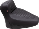 MUSTANG Squareback Seat - Solo - Black - Diamond Stitch - Chief '22-'24 88201