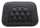 MUSTANG Squareback Sissy Bar Pad - Black - Diamond Stitch - Chief '22-'23 88206