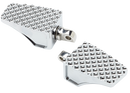 LA CHOPPERS County Line Billet Foot Pegs - Male Mount - Chrome LA-P100-00C