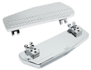 LA CHOPPERS County Line Billet Floorboards - Chrome - FL LA-P101-00C
