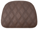 SADDLEMEN Touring Sissy Bar Pad - Brown - Lattice Stitch - Indian '14-'22 061145