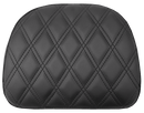 SADDLEMEN Touring Sissy Bar Pad - Black - Lattice Stitch - Indian '14-'22 061143