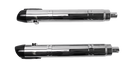 S&S CYCLE 4" Broadhead Slip-On Mufflers - Slash Cut - Chrome 550-1076