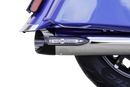 S&S CYCLE 4" Broadhead Slip-On Mufflers - Slash Cut - Chrome 550-1076