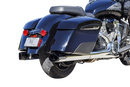 S&S CYCLE 4" Broadhead Slip-On Mufflers - Slash Cut - Chrome 550-1076