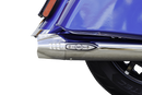S&S CYCLE 4" Broadhead Slip-On Mufflers - Fishtail - Chrome 550-1077