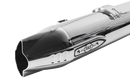 S&S CYCLE 4" Broadhead Slip-On Mufflers - Fishtail - Chrome 550-1077