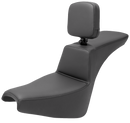 SADDLEMEN Tour Step-Up Seat - Rider Backrest - Plain - FXBB/FXST '18-'24 818-30-194BR