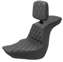 SADDLEMEN Tour Step-Up Seat - Rider Backrest - Front Lattice Stitch - FLSB/FXLR '18-'24 818-29-192BR