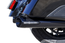 S&S CYCLE 4" Broadhead Slip-On Mufflers - Slash Cut - Black 550-1075