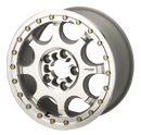 MOOSE OFFROAD Wheel - 351X - 5-Lug/Beadlock - Front/Rear - Machined - 15x7 - 5/4.5 - 5+2 351BM157545CF64