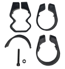 MOOSE OFFROAD Mirror - Elite - Side View - Octagon - Black MEMIRKIT-ES1CCS
