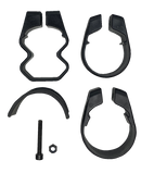 MOOSE OFFROAD Mirror - Elite Pro - Side View - Octagon - Black MEMIRKIT-ES2CCS