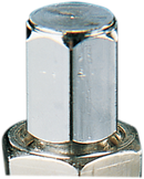 PARTS UNLIMITED Valve Stem - Bolt-In - Chrome 75012
