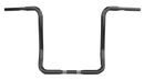 LA CHOPPERS Handlebar - Twin Round - 16" - Black LA-7325-16B