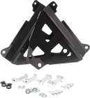 WORKS CONNECTION Yamaha 18-B269 Radiator Brace Set - Black for Enhanced Cooling Support