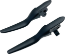DRAG SPECIALTIES Custom Lever Set - LSR - Satin Black 053996