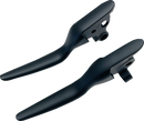 DRAG SPECIALTIES Custom Lever Set - LSR - Satin Black 053987