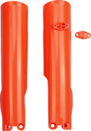 UFO Neon Orange Fork Tube Protectors - Part Number KT05014