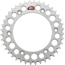 RENTHAL Rear Sprocket - Aluminum - 42 Tooth - Silver 224U-520-42GPSI