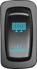 MOOSE OFFROAD Switch - Light Bar - Blue LLB-CAR-B