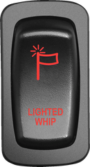 MOOSE OFFROAD Switch - Whip Light - Red WHP-CAR-R