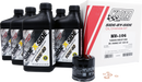 Klotz Oil Yamaha SxS 10W/40 V-Twin Oil Change Kit - Part Number KU-106