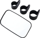 MOOSE OFFROAD Mirror - Rear/Side View - Rectangle - Black Q60-6001