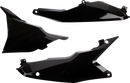 UFO Black Side Panels for Motorcycle - Part Number KT05012