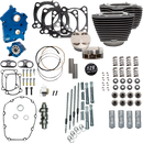 S&S CYCLE 129" Power Package Engine Performance Kit - Chain Drive - Oil Cooled - Highlighted Fins - M8 310-1223