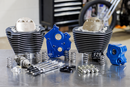 S&S CYCLE 129" Power Package Engine Performance Kit - Chain Drive - Oil Cooled - Highlighted Fins - M8 310-1223