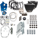 S&S CYCLE 132" Power Package Engine Performance Kit - Chain Drive - Oil Cooled - Highlighted Fins - M8 310-1237