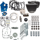 S&S CYCLE 129" Power Package Engine Performance Kit - Gear Drive - Oil Cooled - Highlighted Fins - M8 310-1224
