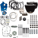 S&S CYCLE 129" Power Package Engine Performance Kit - Gear Drive - Oil Cooled - Non-Highlighted Fins - M8 310-1228