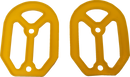 DRAG SPECIALTIES Qualifier Insert - Rubber - Yellow P17-6602-Y