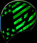 ICON Airform™ Old Glory XL Motorcycle Helmet with Clear and Smoke Shields