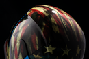 ICON Airform™ Old Glory Helmet - Large with Clear, RST Blue, and Dark Smoke Shields