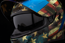 ICON Airform™ Old Glory Helmet 3XL with Clear, RST Blue, and Dark Smoke Shields