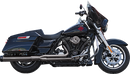 S&S CYCLE 2-into-1 Lava Chrome Sidewinder® Exhaust System - Race Only 550-1087