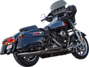 S&S CYCLE 2-into-1 Lava Chrome Sidewinder® Exhaust System - Race Only 550-1087