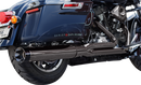 S&S CYCLE 2-into-1 Lava Chrome Sidewinder® Exhaust System - Race Only 550-1087