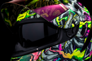 ICON Airform™ Hippy Dippy Purple Helmet (Part No. 0101-16024) for Youth and Compact Riders