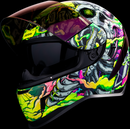 ICON Airform™ Helmet Hippy Dippy Purple Small with Fog-Free Shield and Advanced Ventilation