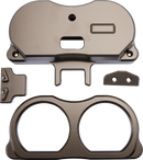 LA CHOPPERS Gauge Mount - Dual - Bronze - FLT LA-7397-03Z