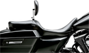 LE PERA Maverick Seat - with Backrest - Smooth - Black - FL '08-'23 LK-957BRS