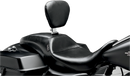 LE PERA Outcast Seat - Full-Length - With Backrest - Smooth - Black - FL '08-'23 LK-987BR