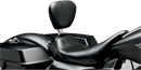 LE PERA Bare Bones Solo Seat - w/ Removable Drivers Backrest - Smooth - Black - FL '08-'23 LK-005BR