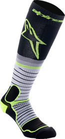 ALPINESTARS MX Pro Socks - Black/Gray/Yellow - Medium 4701524-175-M