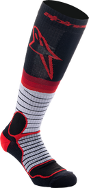 ALPINESTARS MX Pro Socks - Black/Red/Gray - Medium 4701524-1215-M